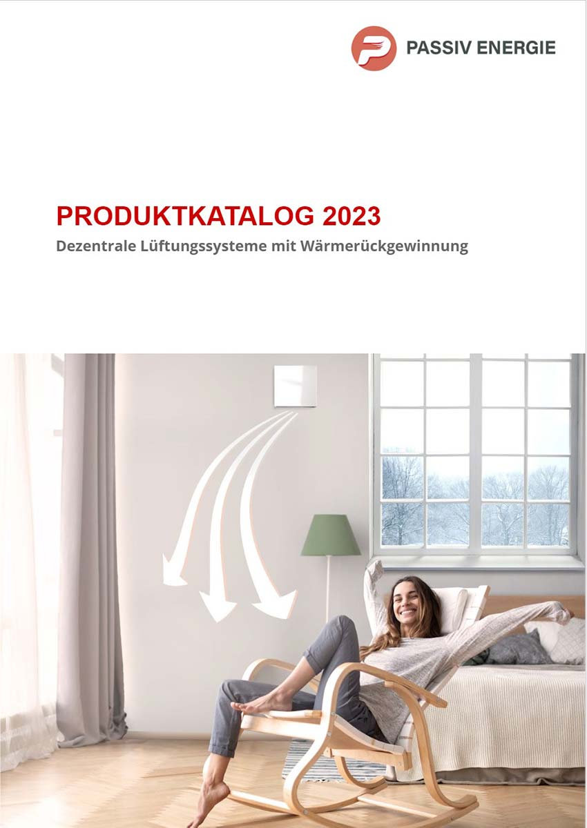 Cover Produktkatalog Passiv Energie